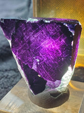 Charger l'image dans la galerie, Fluorite violette Parquet Pattern de Namibie pierre de collection