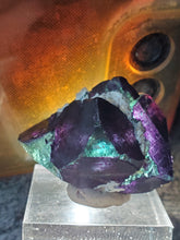 Charger l'image dans la galerie, Fluorite violette Parquet Pattern et Quartz de Namibie pierre de collection