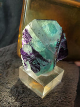 Charger l'image dans la galerie, Fluorite verte - violette de Namibie pierre de collection