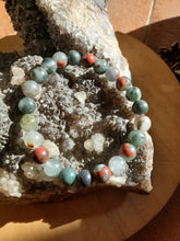 Charger l'image dans la galerie, Bracelet Jaspe Héliotrope 8 mms