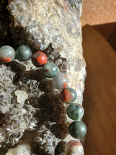 Charger l'image dans la galerie, Bracelet Jaspe Héliotrope 8 mms
