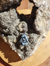 Charger l'image dans la galerie, Cabochon Obsidienne Neige