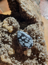 Charger l'image dans la galerie, Cabochon Obsidienne Neige