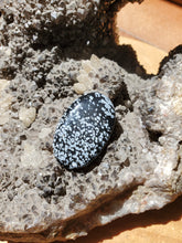 Charger l'image dans la galerie, Cabochon Obsidienne Neige