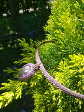 Charger l'image dans la galerie, Collier macramé Coline - Amétrine brute collaboration Margarites Créa Nature