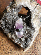 Charger l'image dans la galerie, Collier/Pendule Améthyste de Bransdberg - collaboration Soleil Noir créations