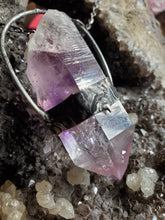 Charger l'image dans la galerie, Collier/Pendule Améthyste de Bransdberg - collaboration Soleil Noir créations