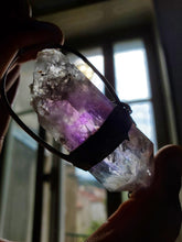 Charger l'image dans la galerie, Collier/Pendule Améthyste de Bransdberg - collaboration Soleil Noir créations