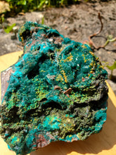 Charger l'image dans la galerie, Dioptase Wulfénite Mimétite et Duftite (Mindouli, Congo) pierre de collection