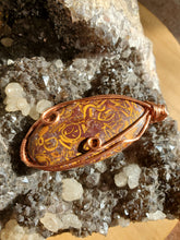 Charger l'image dans la galerie, Jaspe Mariam et cuivre pendentif