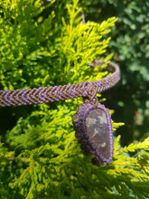 Charger l'image dans la galerie, Collier macramé Coline - Amétrine brute collaboration Margarites Créa Nature