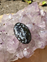 Charger l'image dans la galerie, Cabochon Obsidienne Neige