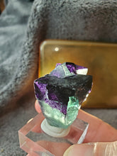 Charger l'image dans la galerie, Fluorite verte - violette de Namibie pierre de collection
