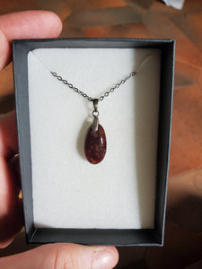 Collier Agate de feu