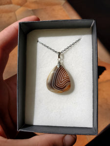 Collier Agate du Botswana