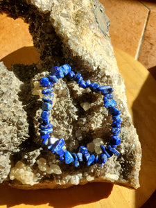 Bracelet Lapis Lazuli baroque