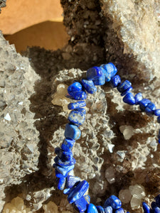 Bracelet Lapis Lazuli baroque