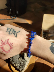 Bracelet Lapis Lazuli baroque