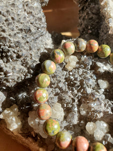 Bracelet Unakite 8 mms