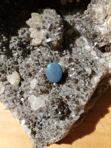 Cabochon Opale noire