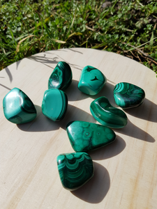 Malachite pierres roulées