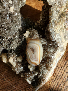 cabochon Agate bandée