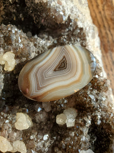 cabochon Agate bandée