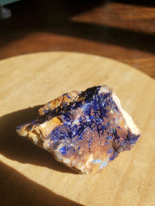 Azurite (Cap Garonne, France) pierre de collection