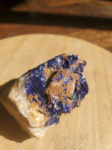 Azurite (Cap Garonne, France) pierre de collection