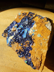 Azurite (Cap Garonne, France) pierre de collection