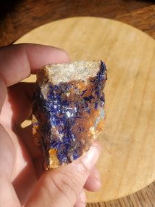 Azurite (Cap Garonne, France) pierre de collection