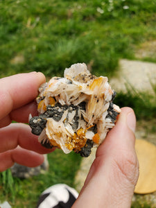 Baryte, Wulfénite et Cérusite (Maroc) pierre de collection