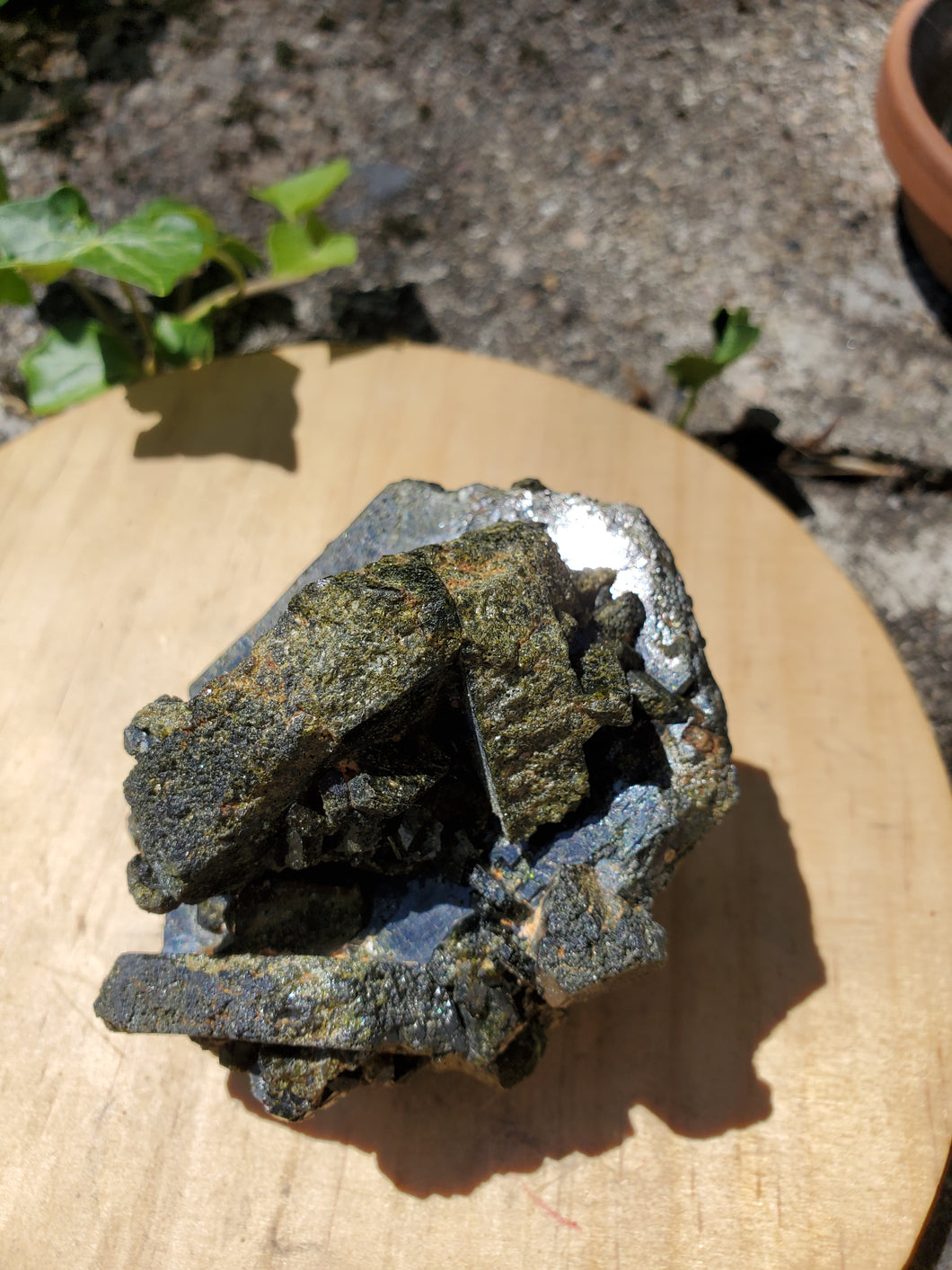 Epidote tabulaire (Pakistan) pierre de collection