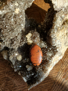 cabochon Obsidienne acajou