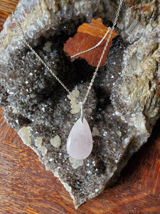 Collier Quartz Rose