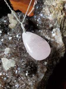 Collier Quartz Rose